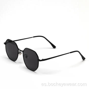 Gafas de sol negras retro unisex de la sombra del nuevo diseñador de moda al por mayor 63020